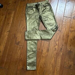 Metallic Gold Pant Size 0